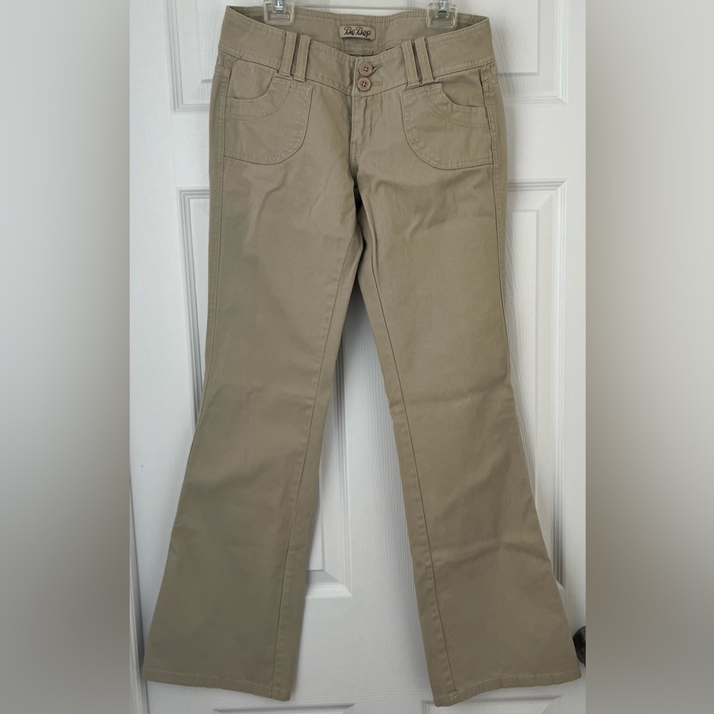BeBop Bootcut Tan Pants